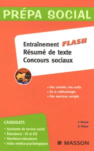 Entraînement flash résumé de texte concours sociaux
