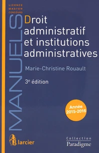 Droit administratif et institutions administratives