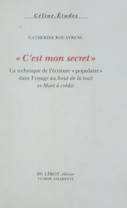 C'est mon secret