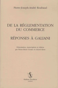 De la réglementation du commerce
