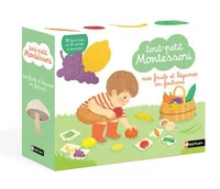 Coffret mes fruits et légumes en feutrine