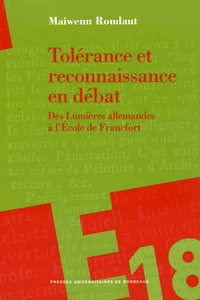 Tolérance et reconnaissance en débat