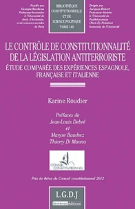 Contrôle de constitutionnalité de la législation antiterroriste