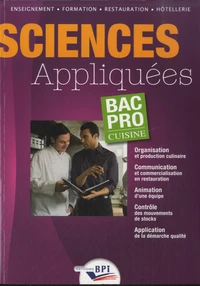 Sciences Appliquées - Bac Pro Cuisine