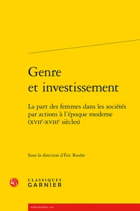 Genre et Investissement