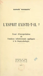 L'esprit existe-t-il ?