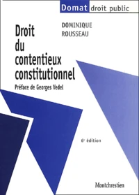 Droit du contentieux constitutionnel
