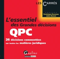 L'essentiel des grandes décisions QPC