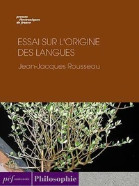 Essai sur l'origine des langues