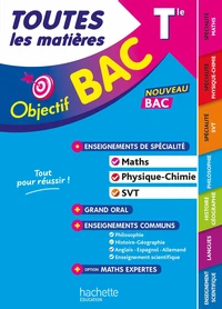 Objectif BAC TLM Tle Spé Maths-Physique-chimie - SVT + enseignements communs - BAC 2027