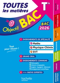 Toutes les matières Tle Spécialités Maths-Physique-chimie-SVT
