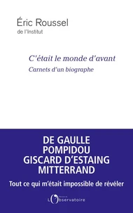 C'etait le monde d'avant
