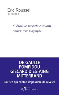 C'etait le monde d'avant