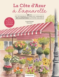 La côte d'Azur à l'aquarelle
