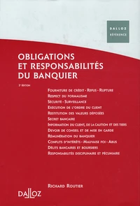 Obligations et responsabilités du banquier