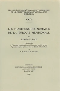 Les traditions des nomades de la Turquie méridionale