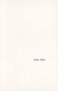 Non, rien