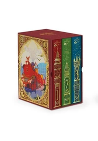 Coffret en 3 volumes : Tome 1, Harry Potter and the Philosopher's Stone ; Tome 2, Harry Potter and the Chamber of Secrets ; Tome 3, Harry Potter and the Prisoner of Azkaban