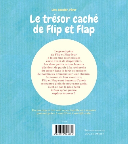 Le trésor caché de Flip et Flap. Avec un QR code et un CD audio