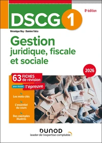 Gestion juridique, fiscale et sociale DSCG 1