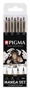 Manga pigma sepia boite 4