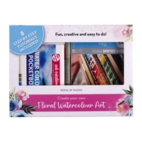 Set d’aquarelle florale