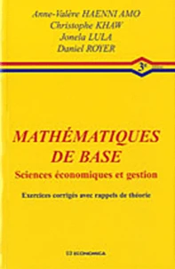 Mathématiques de base sciences économiques et gestion