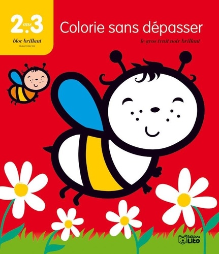 Rozenn Follio-Vrel - Colorie sans dépasser - La petite abeille.