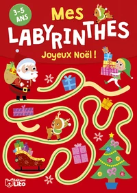 Mes labyrinthes Joyeux Noël ! 3-5ans