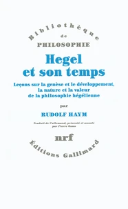 Hegel et son temps