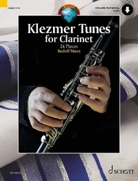 Rudolf Mauz - Schott World Music  : Klezmer Tunes for Clarinet - 24 Pieces. clarinet and piano..