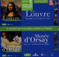  GEO et  Collectif - Coffret 2 musées le Louvre et le musée d'Orsay. - 6 CD-ROM.