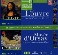Coffret 2 musées le Louvre et le musée d'Orsay.