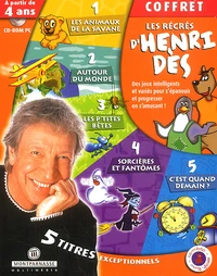 Coffret Les récrés d'Henri Dès. 5 CD-ROM
