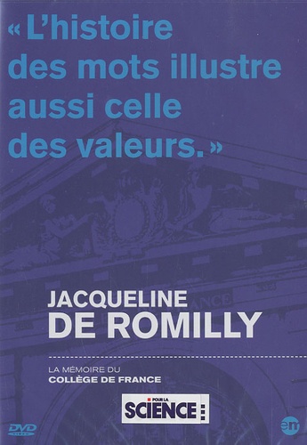 Jacqueline de Romilly - Jacqueline de Romilly - DVD vidéo.