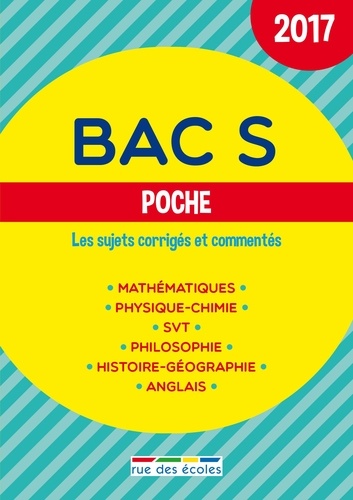 Bac S poche  Edition 2017