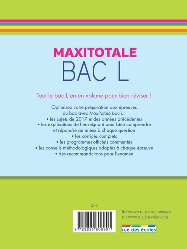 Maxitotale bac L  Edition 2018
