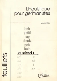 Linguistique pour germanistes