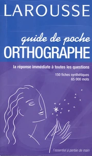 Guide de poche Orthographe