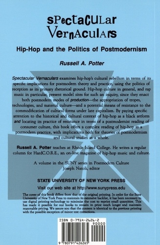 Spectacular Vernaculars. Hip-Hop and the Politics of Postmodernism