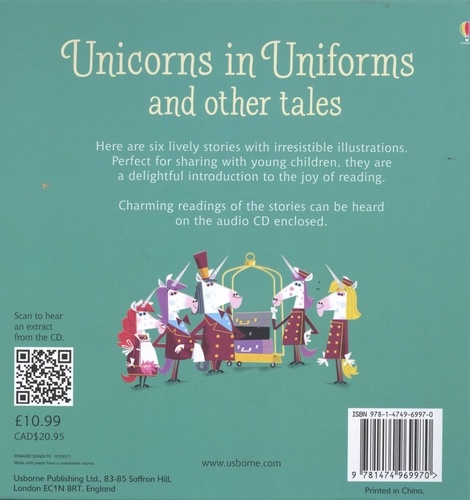 Unicorns in Uniforms and other tales  avec 1 CD audio
