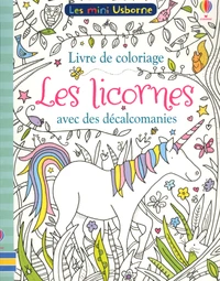 Livre de coloriages Les licornes