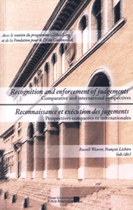 Reconnaissance et exécution des jugements