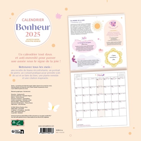 Calendrier bonheur  Edition 2025