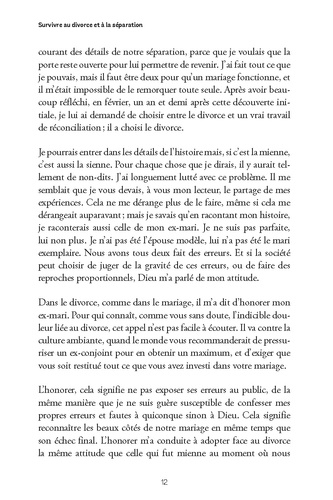 Survivre à la séparation et au divorce. Se reconstruire sous le regard de Dieu