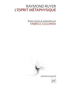 L'esprit métaphysique