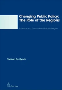 Changing Public Policy: The Role of the Regions