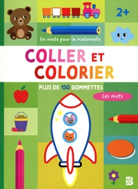 Coller et colorier Les mots