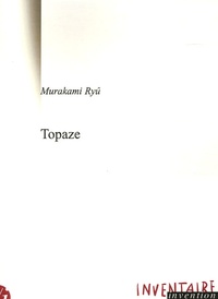 Ryû Murakami - Topaze.