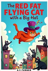 The Red Fat Flying Cat With a Big Hat